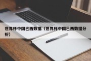 世界杯中国巴西数据（世界杯中国巴西数据分析）