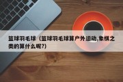 篮球羽毛球（篮球羽毛球算户外运动,象棋之类的算什么呢?）