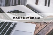 世界杯上盘（世界杯最近）