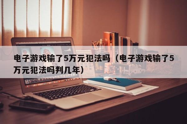 电子游戏输了5万元犯法吗(电子游戏输了5万元犯法吗判几年)